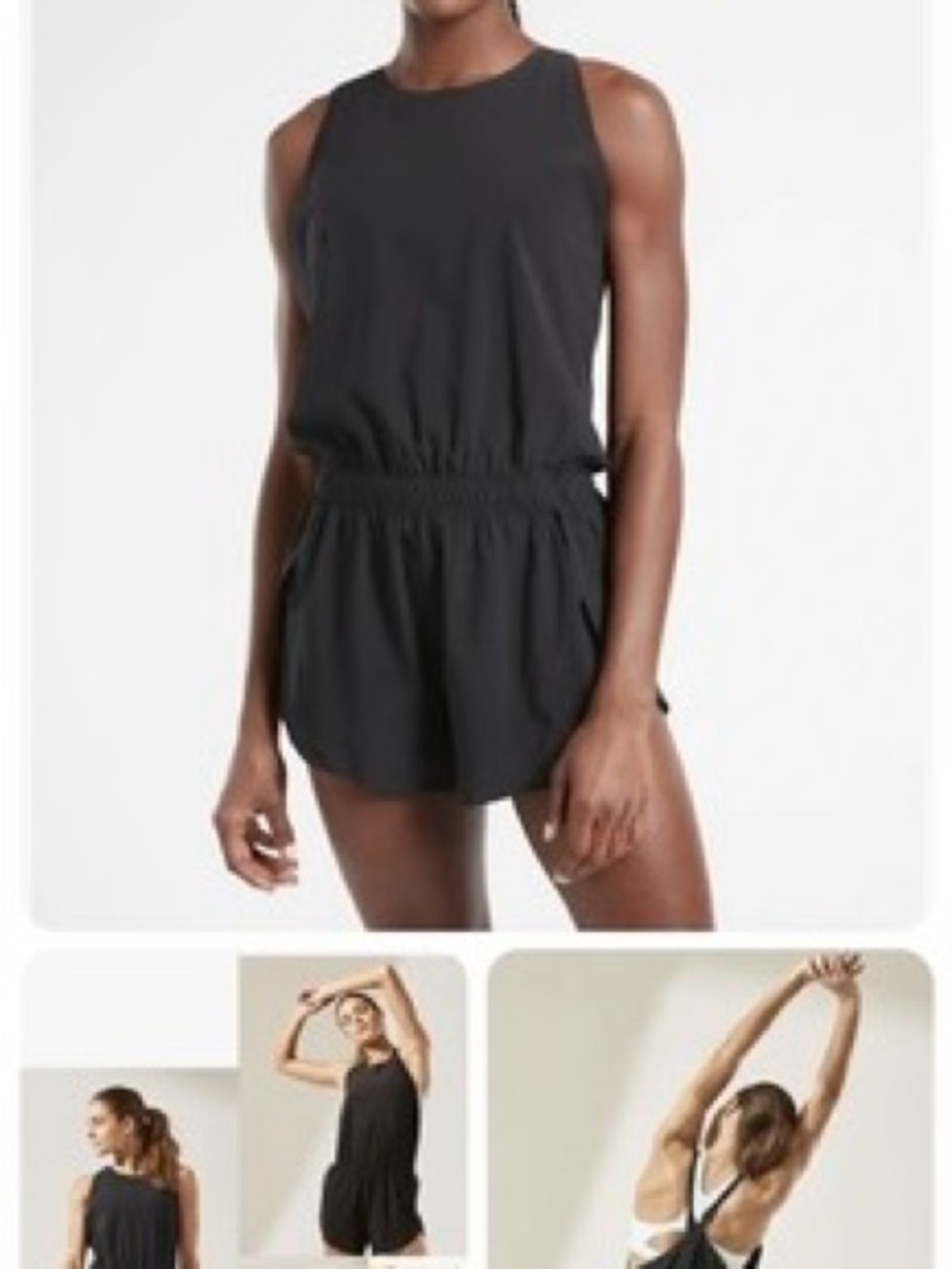 Athleta Run with it Romper